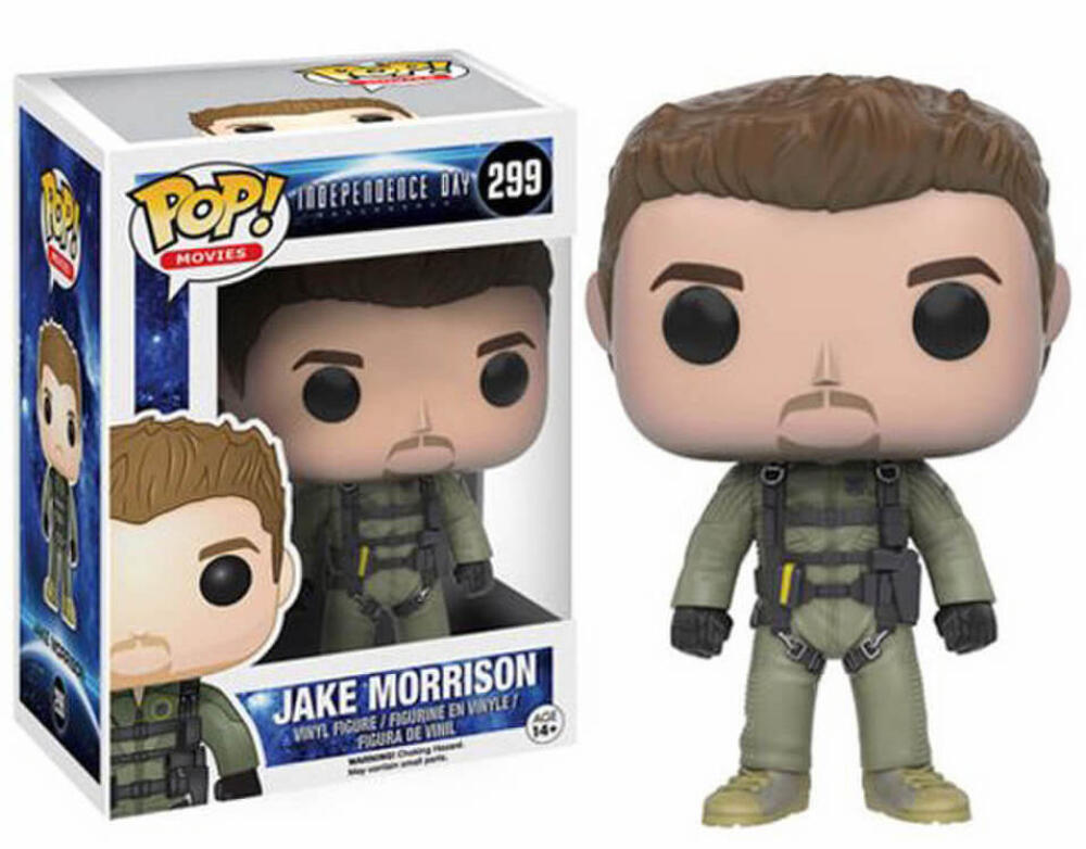 Funko Pop - 299 Movies Independence Day- Jake Morrison Vinyl Figure *VAULTED Image 1