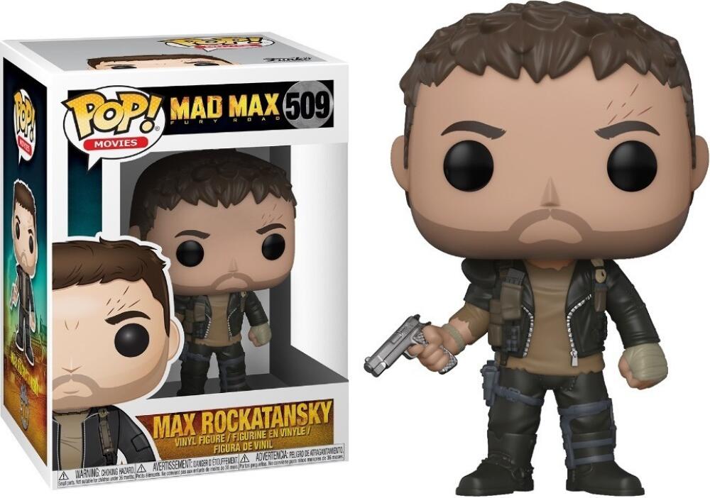 Funko Pop - 509 Movies Mad Max Fury - Max Rockatansky Vinyl Figure Image 1