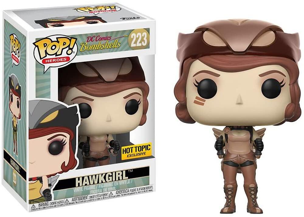 Funko Pop - 223 Heroes DC Comics Bombshells - Hawkgirl Vinyl Figure Hot Topic Exclusive Image 1