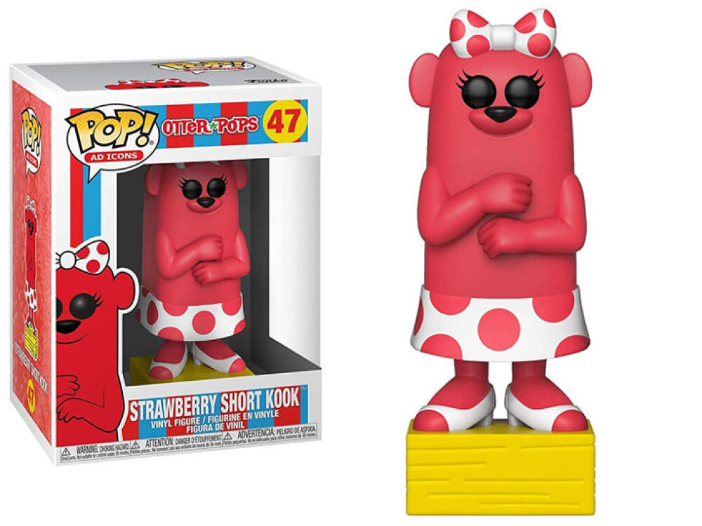 Funko Pop - 47 Ad Icons Otter Pops - Strawberry Short Kook Vinyl Figure