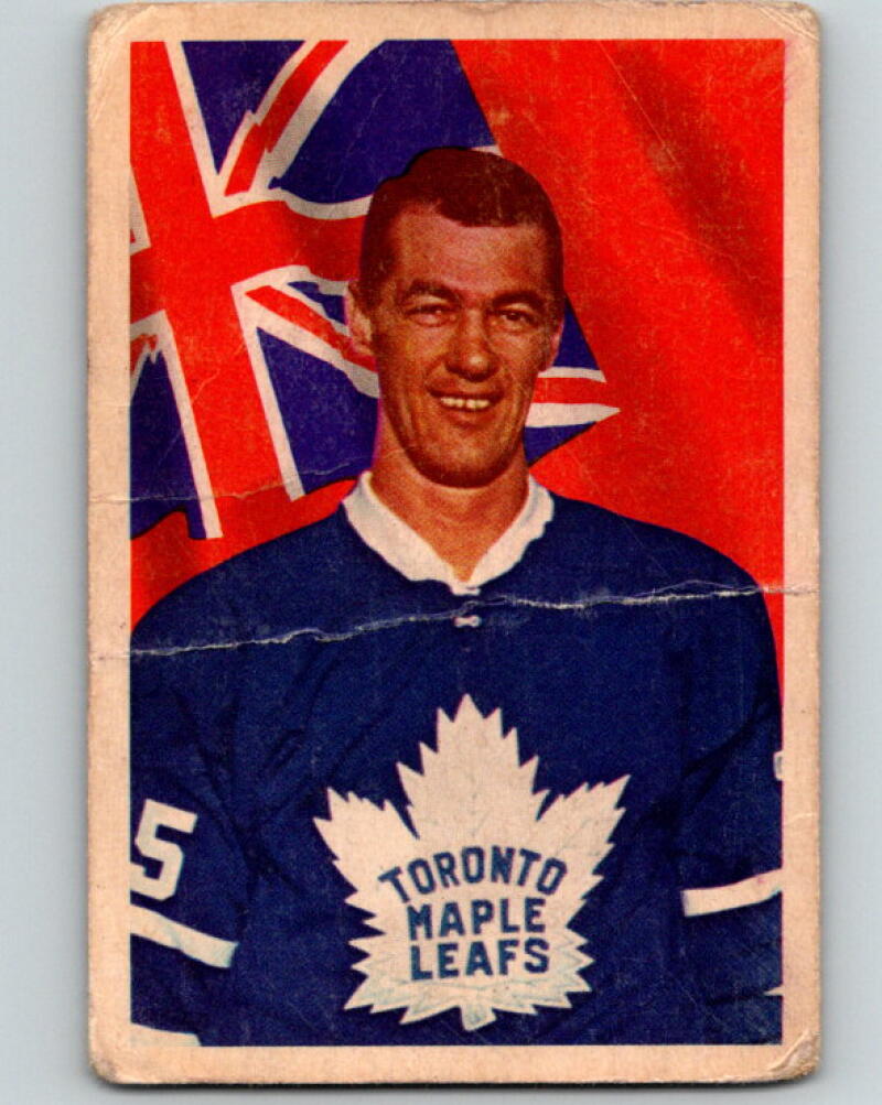 1963-64 Parkhurst #6 Ed Litzenberger Toronto Maple Leafs V18
