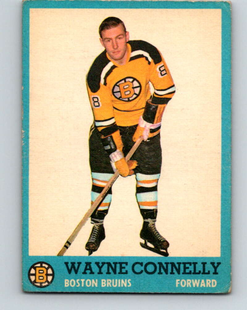 1962-63 Topps #18 Wayne Connelly Boston Bruins V55