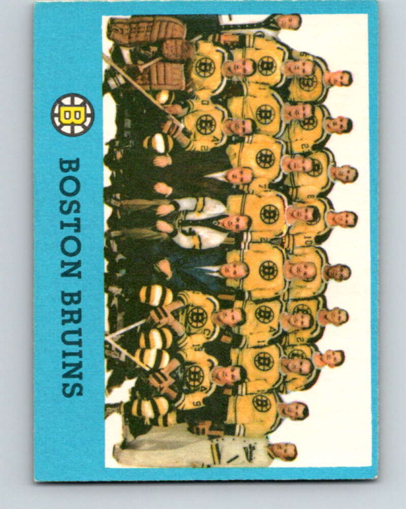 1962-63 Topps #22 Boston Bruins Boston Bruins V59