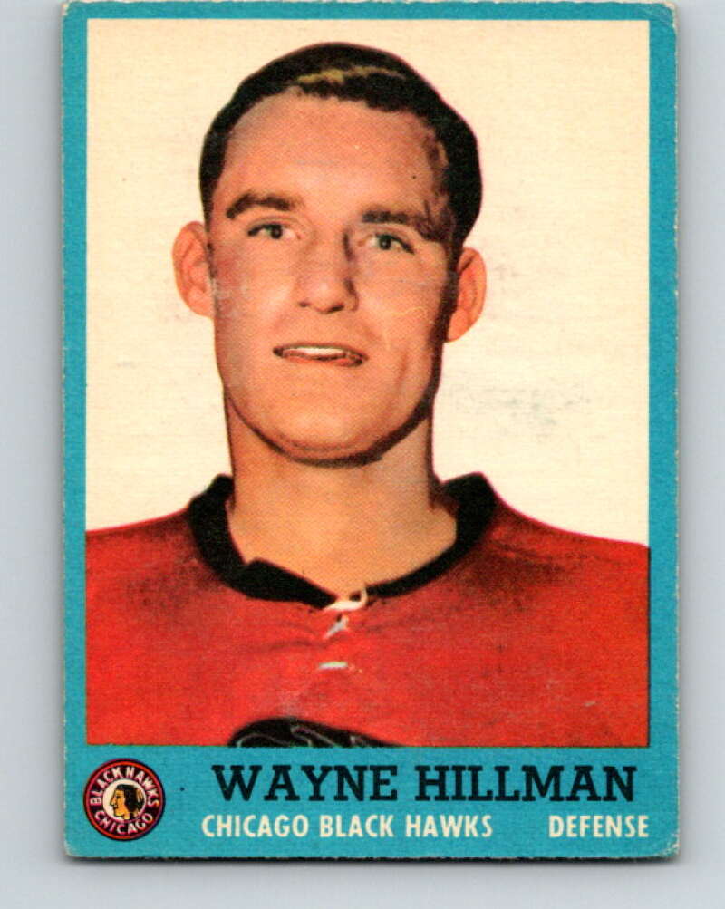 1962-63 Topps #31 Wayne Hillman Chicago Blackhawks V69
