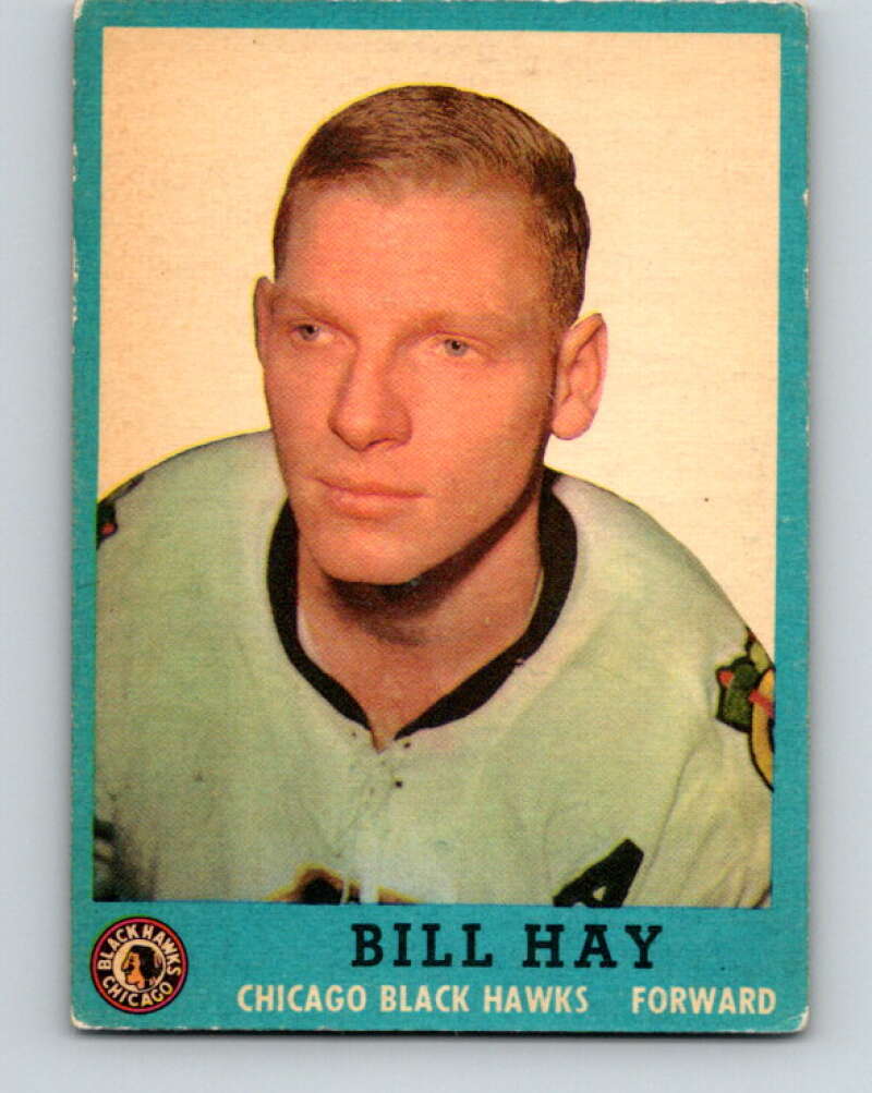 1962-63 Topps #35 Bill Hay Chicago Blackhawks V72
