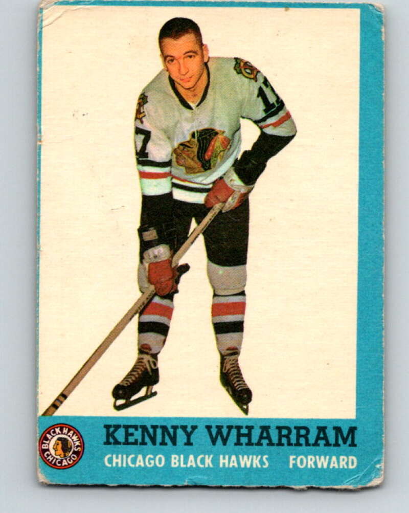 1962-63 Topps #39 Ken Wharram Chicago Blackhawks V76