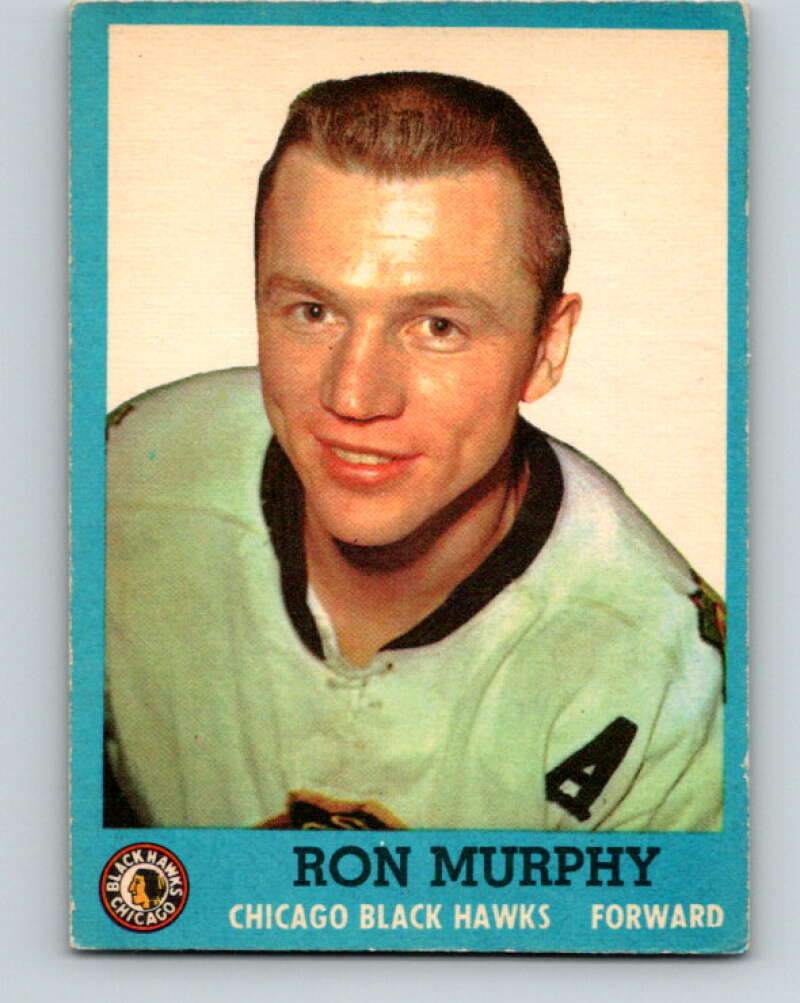 1962-63 Topps #40 Ron Murphy Chicago Blackhawks V78