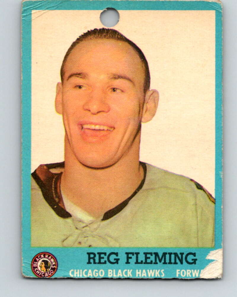 1962-63 Topps #42 Reg Fleming Chicago Blackhawks V80