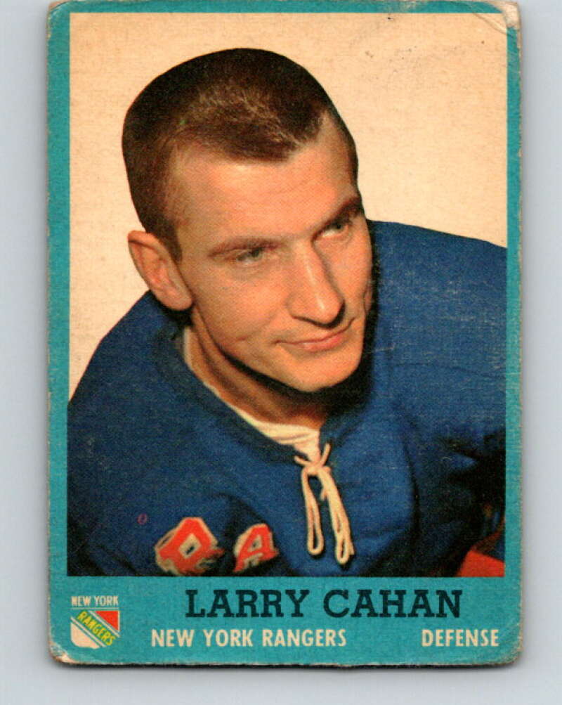 1962-63 Topps #48 Larry Cahan New York Rangers V87