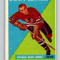 1958-59 Topps #6 Danny Lewicki  Chicago Blackhawks  V135