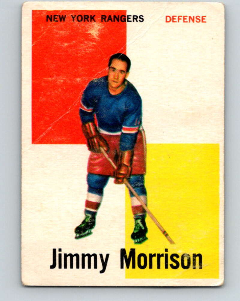 1960-61 Topps #9 Jim Morrison New York Rangers V204