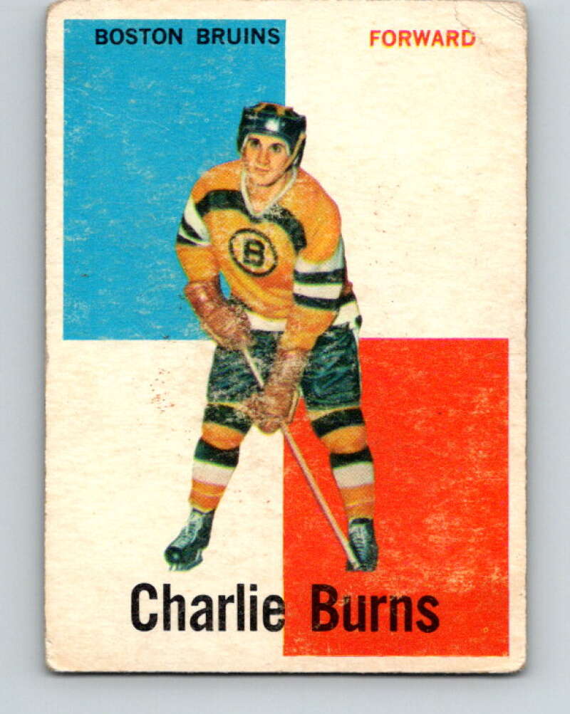 1960-61 Topps #24 Charlie Burns Boston Bruins V212