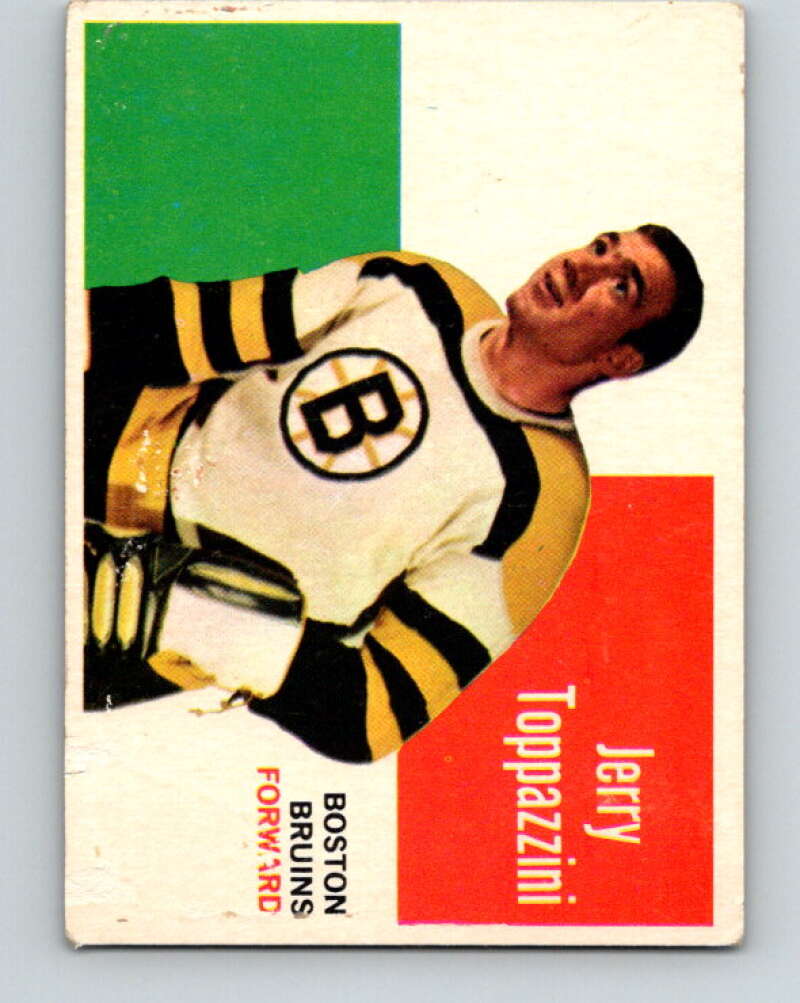 1960-61 Topps #28 Jerry Toppazzini Boston Bruins V213