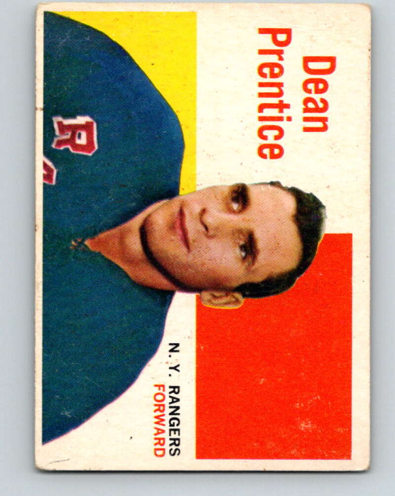 1960-61 Topps #37 Dean Prentice New York Rangers V217