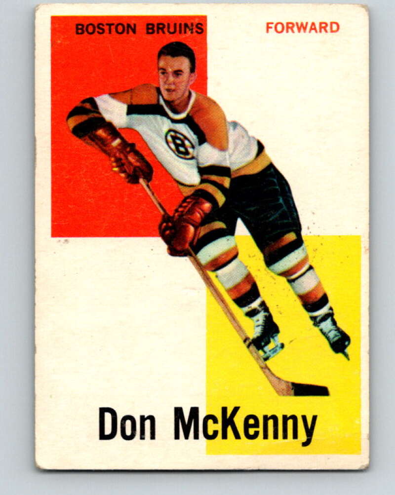 1960-61 Topps #40 Don McKenney UER Boston Bruins V219