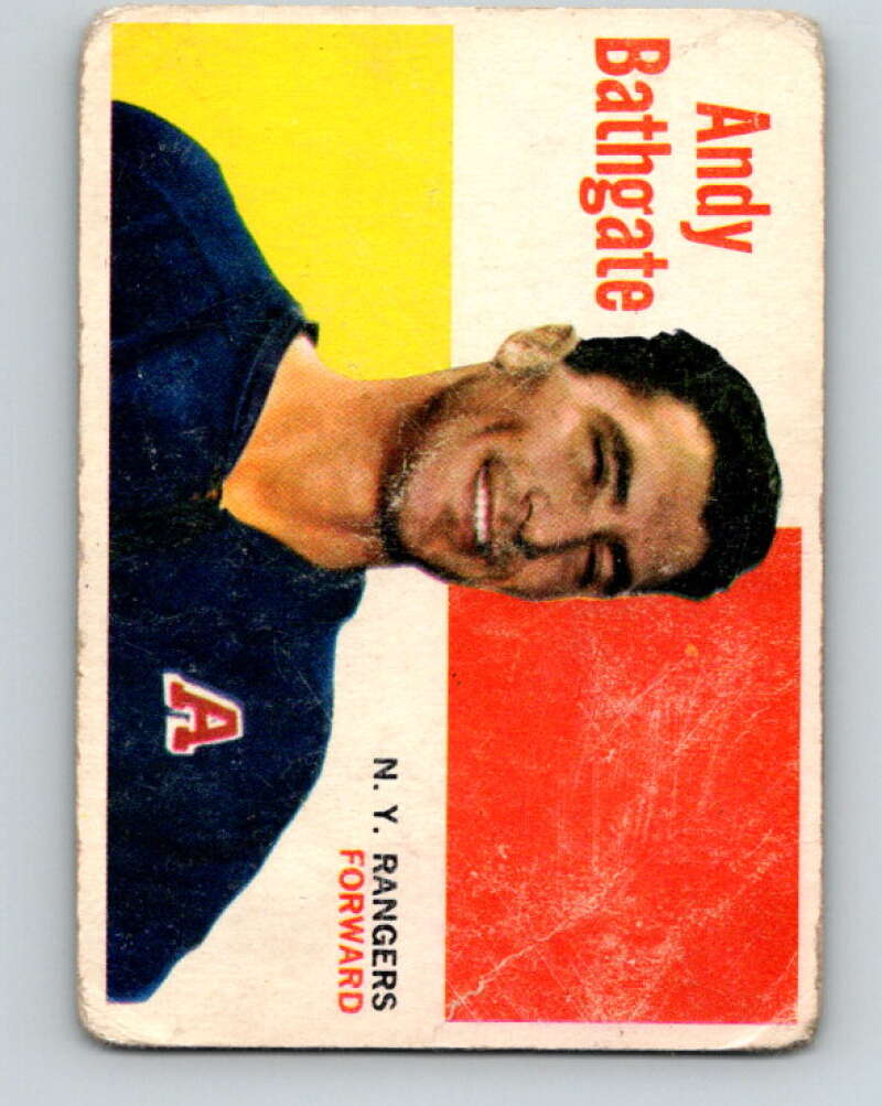 1960-61 Topps #45 Andy Bathgate New York Rangers V223