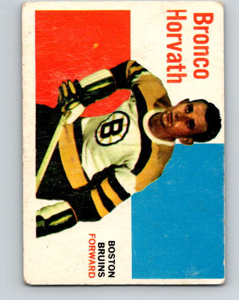 1960-61 Topps #54 Bronco Horvath Boston Bruins V228