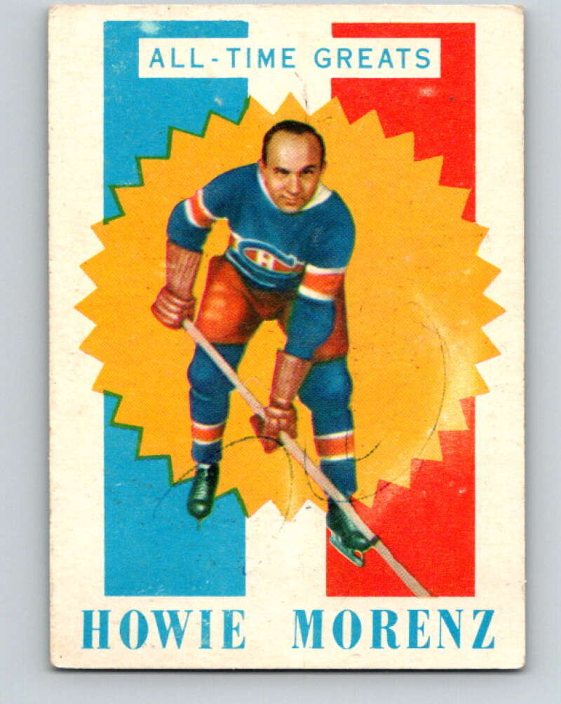 1960-61 Topps #59 Howie Morenz Montreal Canadiens V231