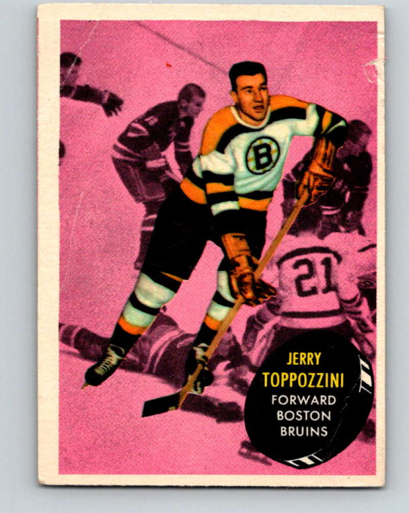 1961-62 Topps #9 Jerry Toppazzini Boston Bruins V244