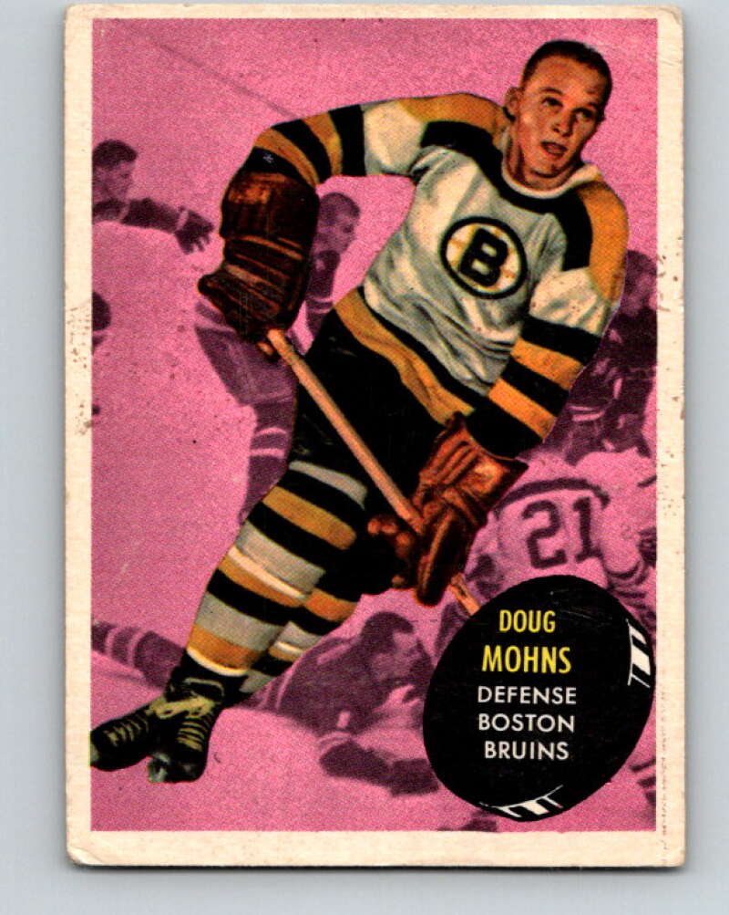 1961-62 Topps #10 Doug Mohns Boston Bruins V246
