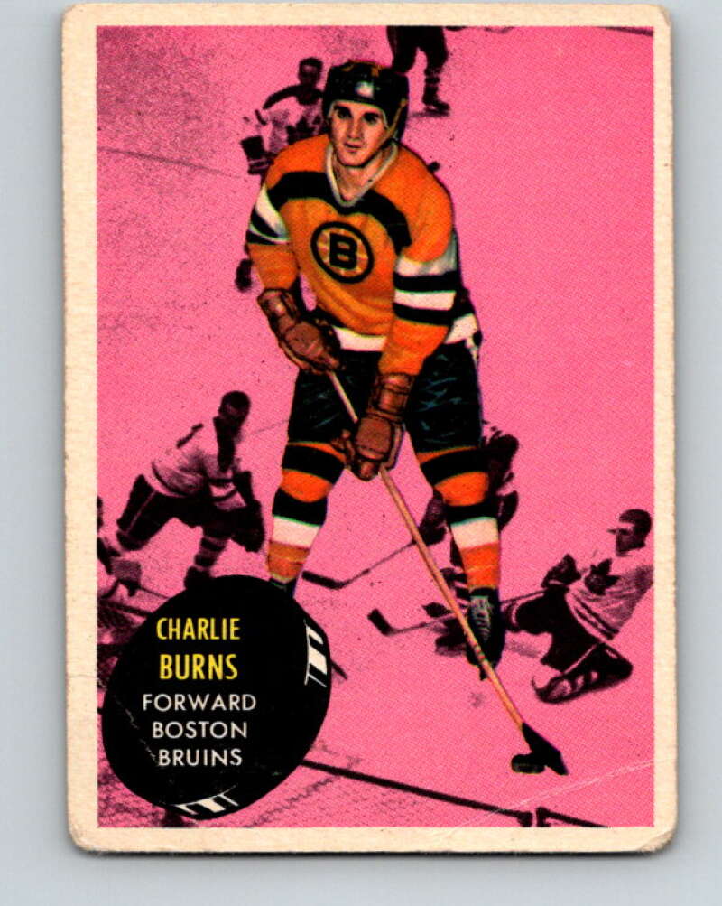 1961-62 Topps #11 Charlie Burns Boston Bruins V248