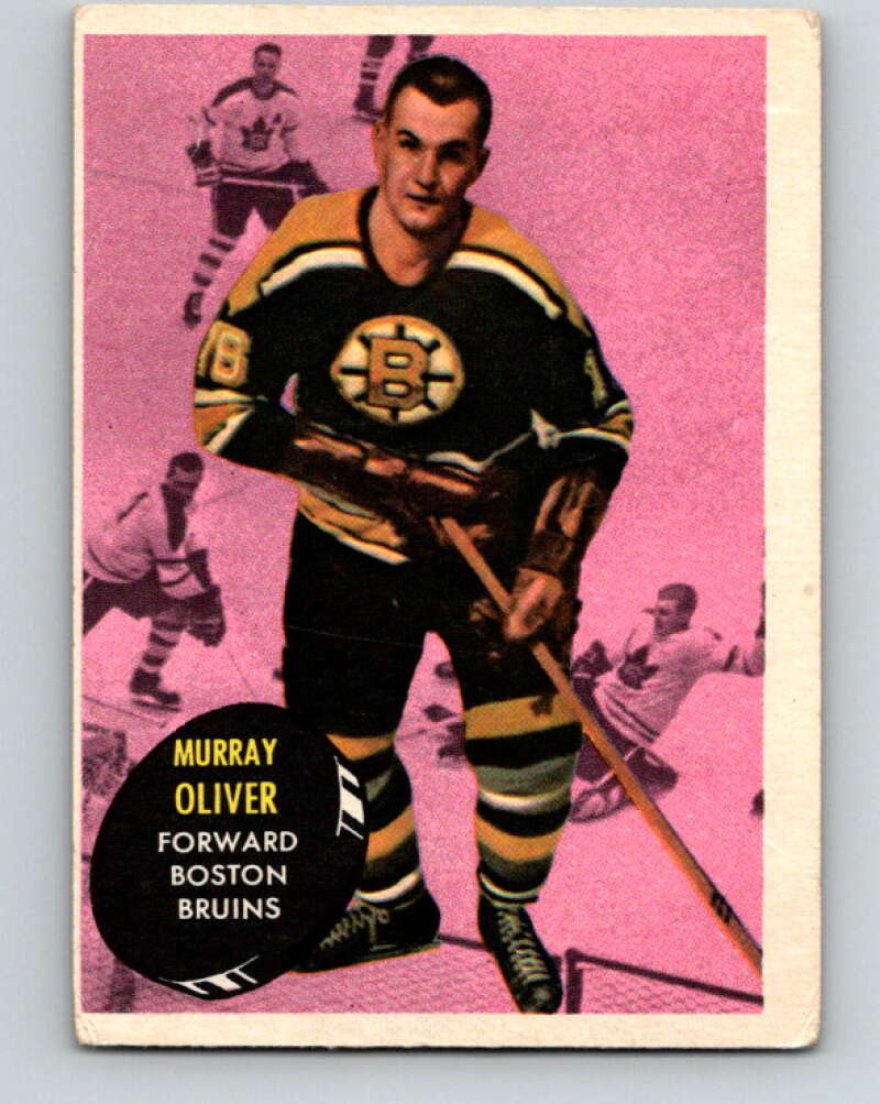 1961-62 Topps #14 Murray Oliver Boston Bruins V254