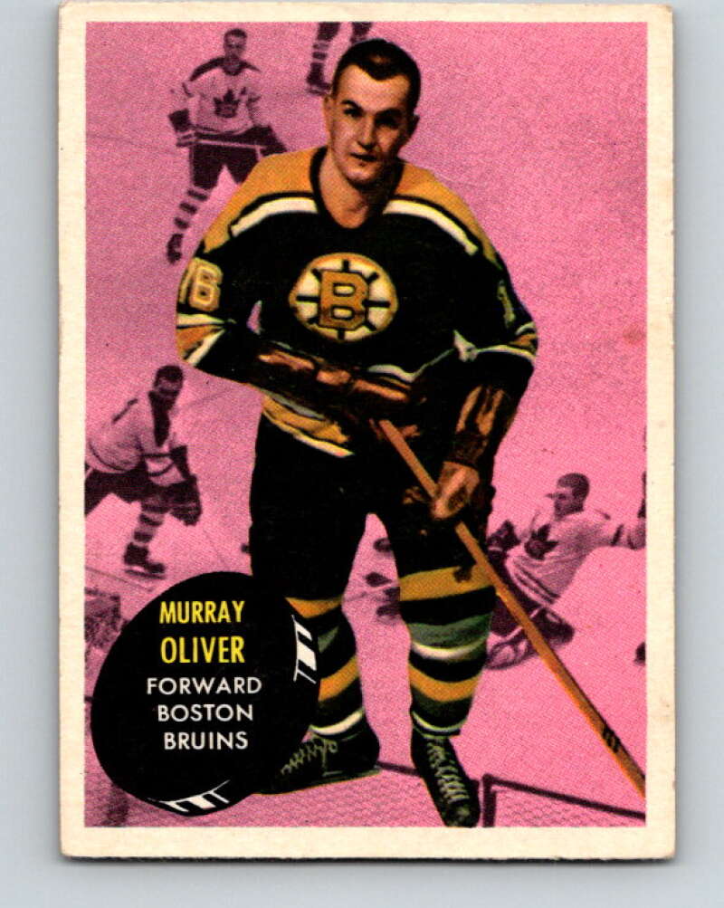 1961-62 Topps #14 Murray Oliver Boston Bruins V255