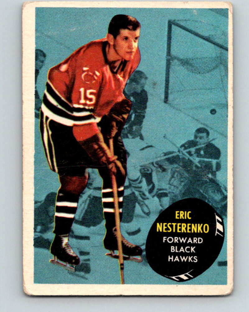 1961-62 Topps #28 Eric Nesterenko Chicago Blackhawks V279