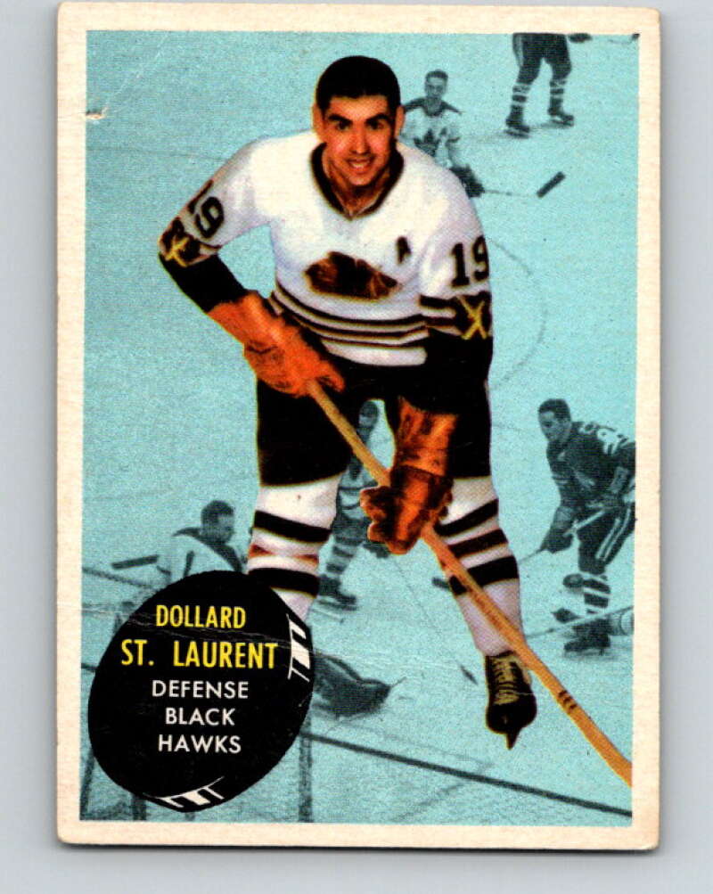 1961-62 Topps #31 Dollard St. Laurent Chicago Blackhawks V282