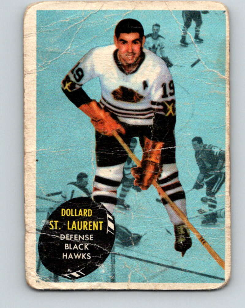 1961-62 Topps #31 Dollard St. Laurent Chicago Blackhawks V283