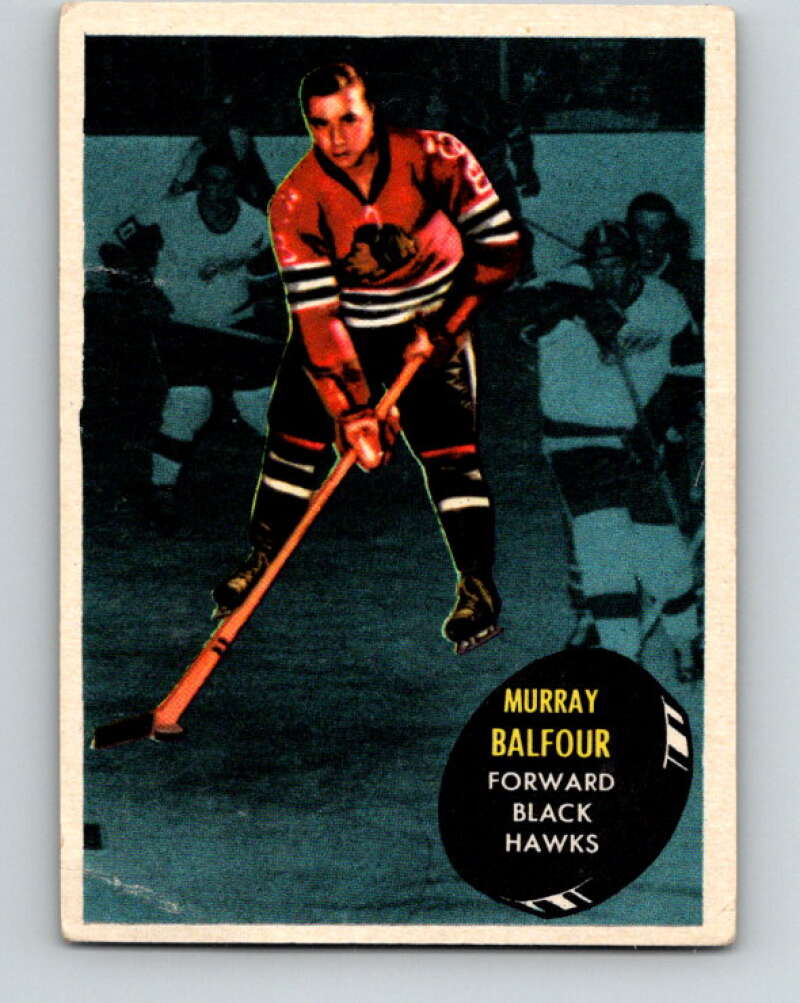 1961-62 Topps #33 Murray Balfour Chicago Blackhawks V284