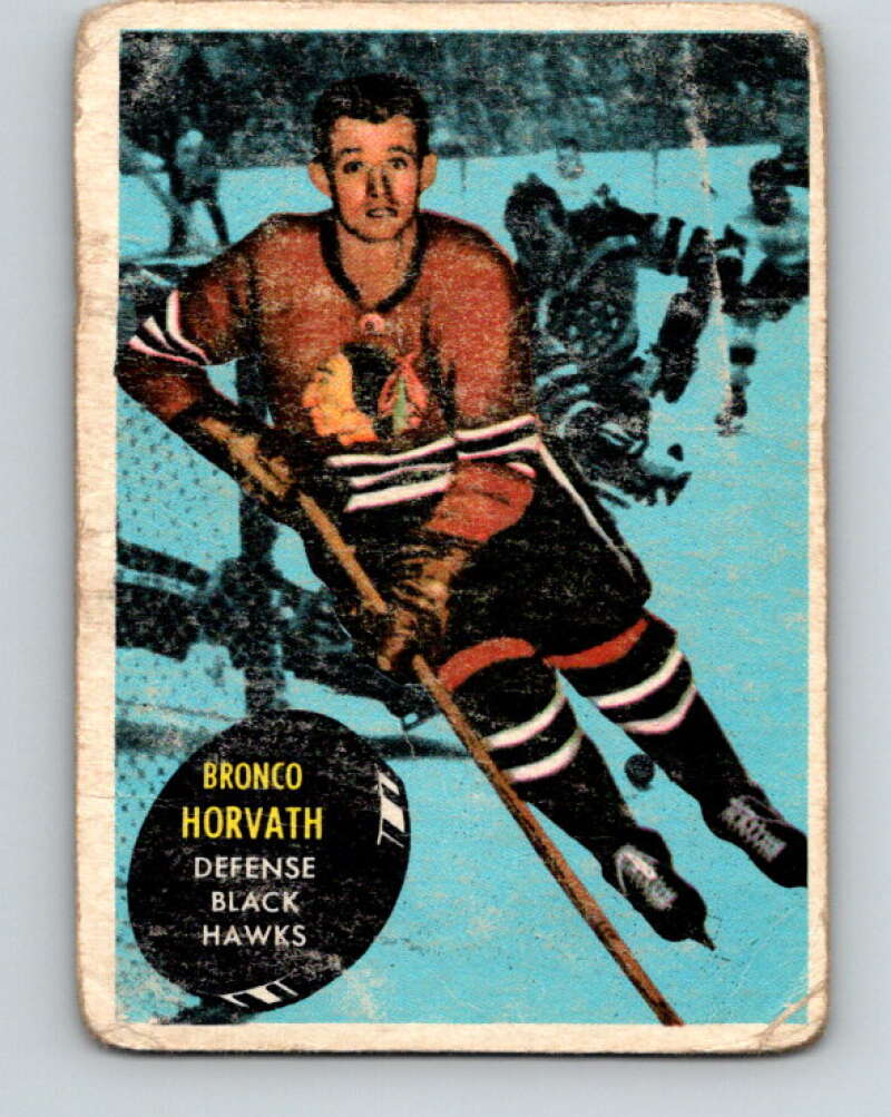 1961-62 Topps #40 Bronco Horvath Chicago Blackhawks V293