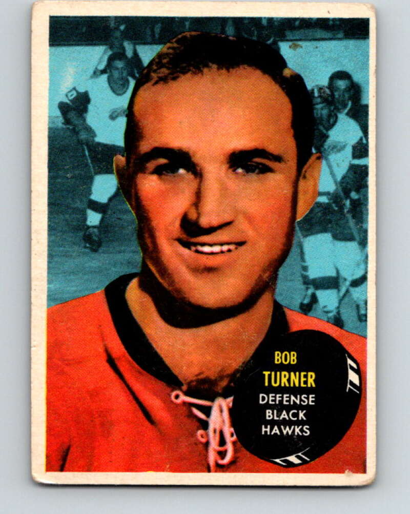 1961-62 Topps #41 Bob Turner Chicago Blackhawks V296