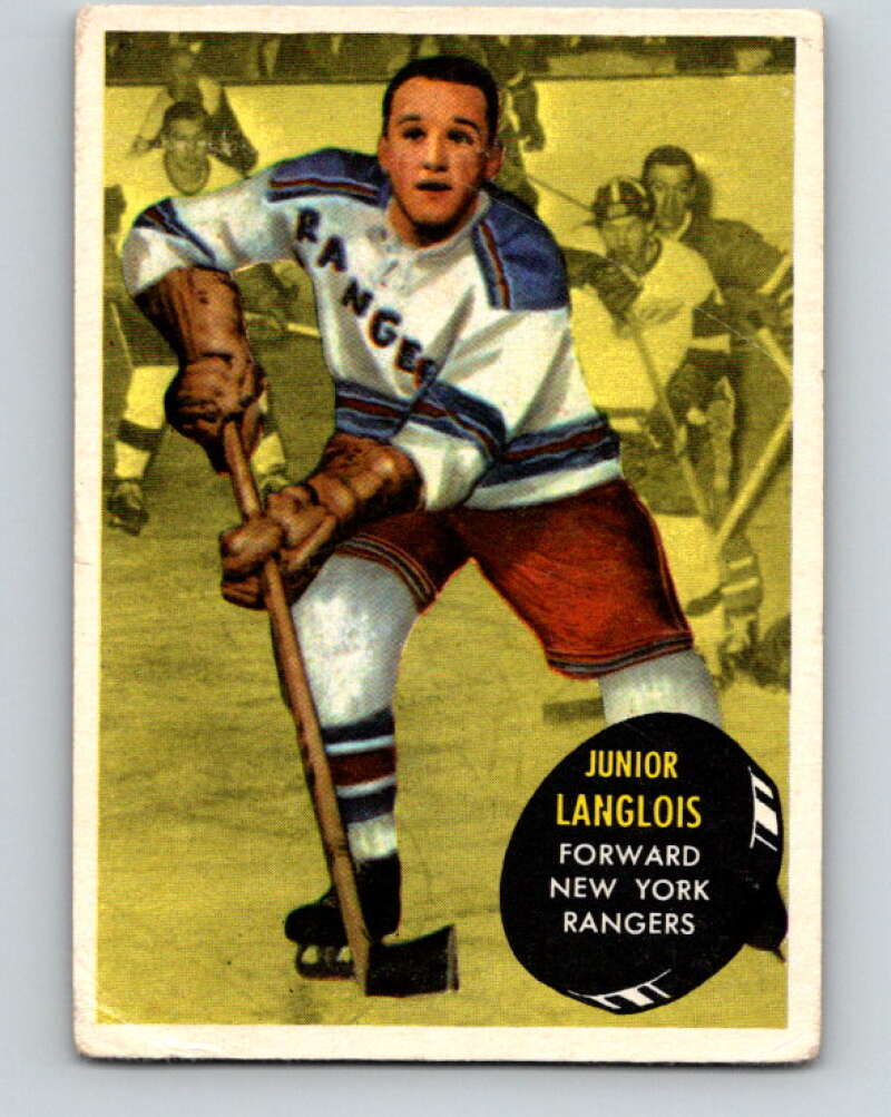 1961-62 Topps #46 Albert Langlois New York Rangers V302