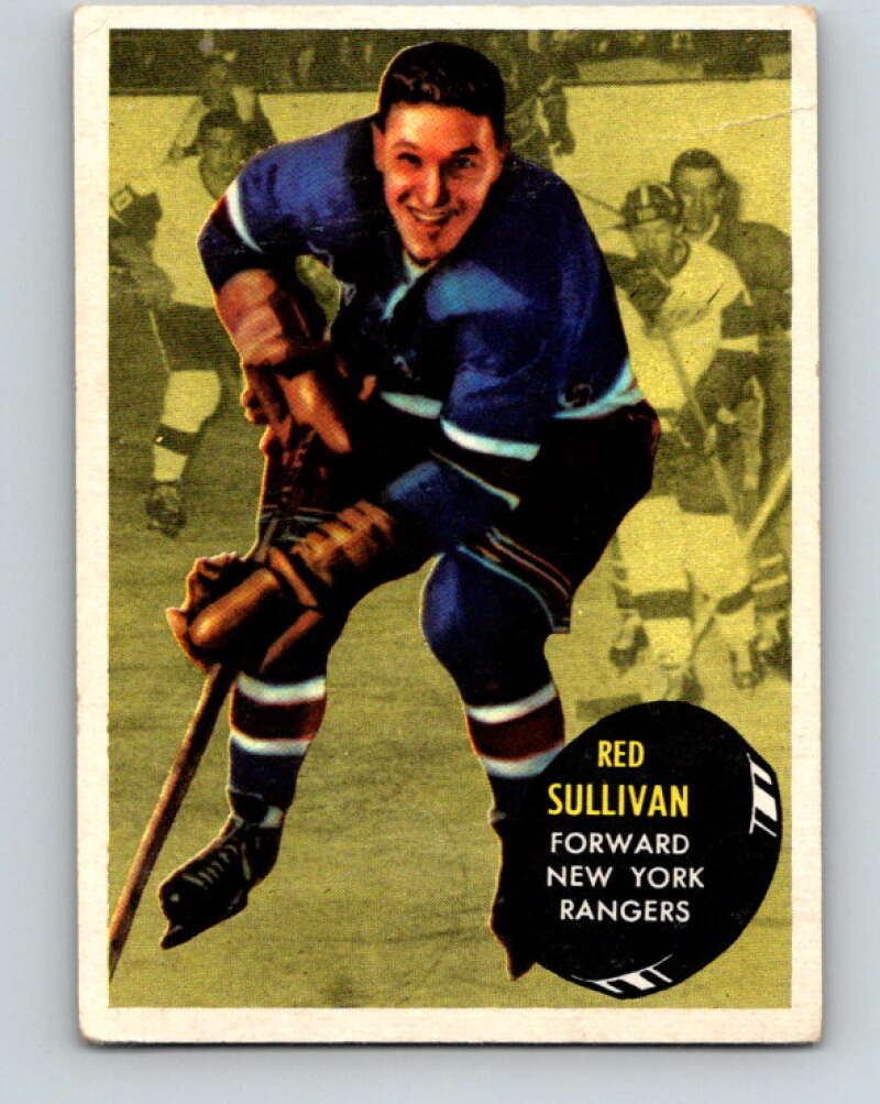 1961-62 Topps #48 Red Sullivan New York Rangers V305