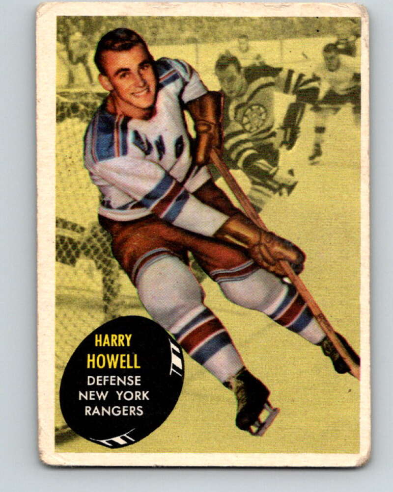 1961-62 Topps #51 Harry Howell UER New York Rangers V311