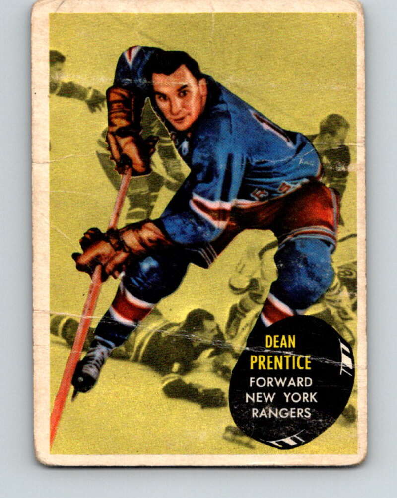 1961-62 Topps #54 Dean Prentice New York Rangers V315