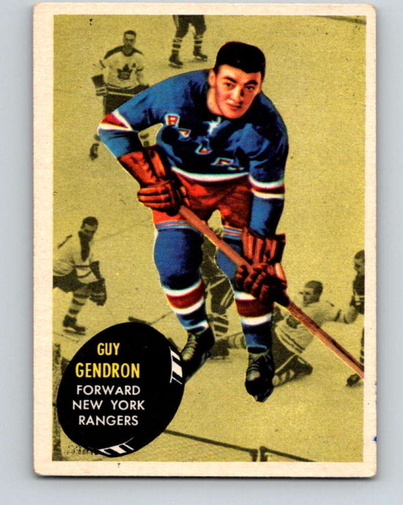 1961-62 Topps #57 Jean-Guy Gendron New York Rangers V321