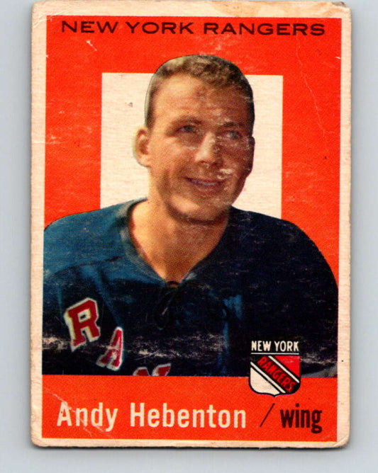 1959-60 Topps #16 Andy Hebenton   V346
