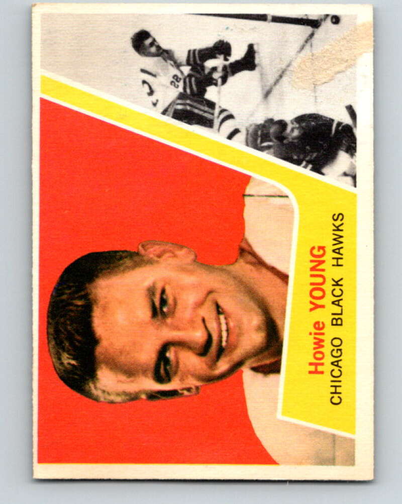 1963-64 Topps #29 Howie Young RC Rookie Chicago Blackhawks V410