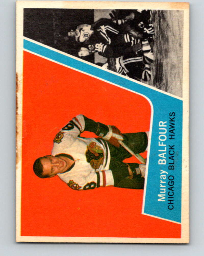 1963-64 Topps #35 Murray Balfour Chicago Blackhawks V418