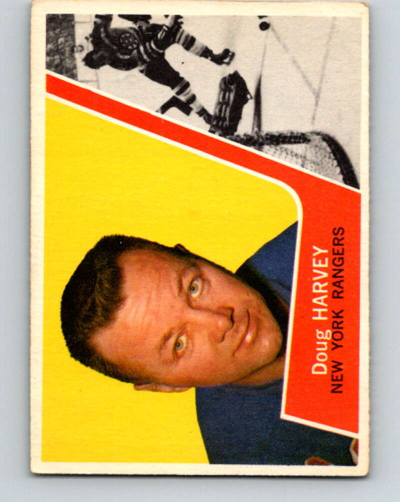 1963-64 Topps #47 Doug Harvey New York Rangers V431