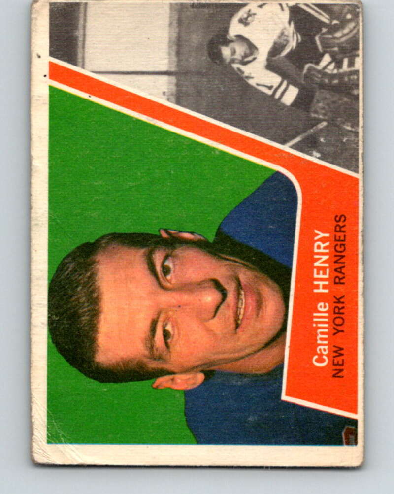 1963-64 Topps #56 Camille Henry New York Rangers V454