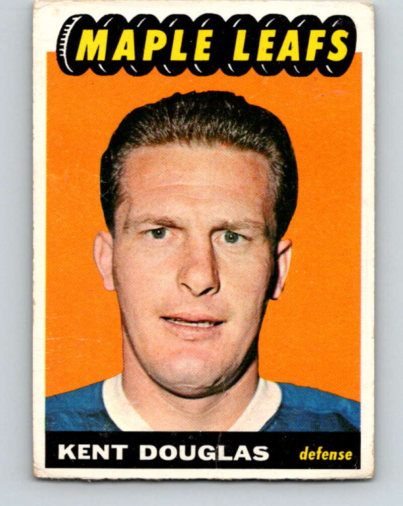 1965-66 Topps #14 Kent Douglas Toronto Maple Leafs V481