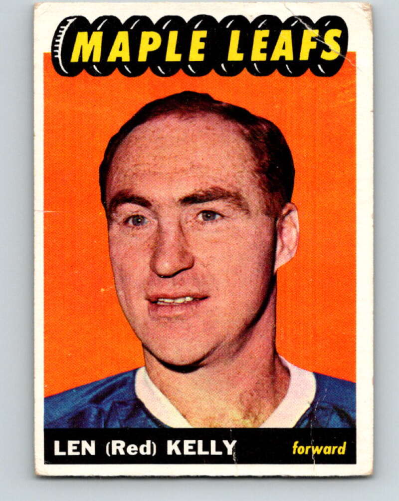 1965-66 Topps #15 Red Kelly Toronto Maple Leafs V482