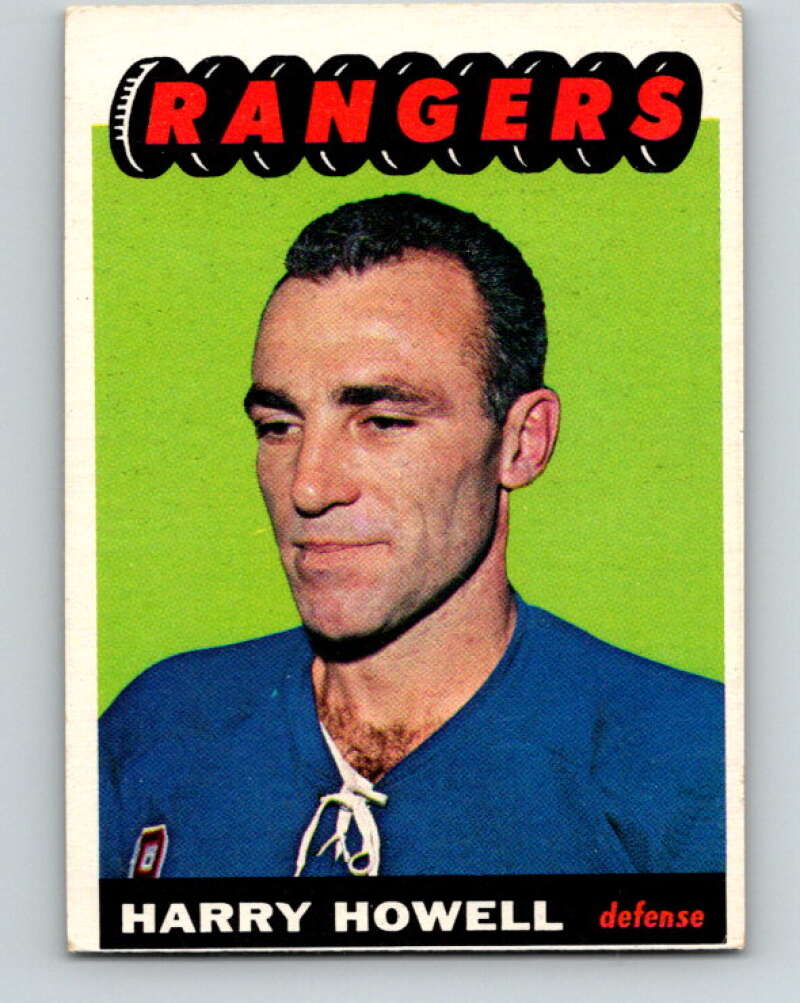 1965-66 Topps #22 Harry Howell New York Rangers V490