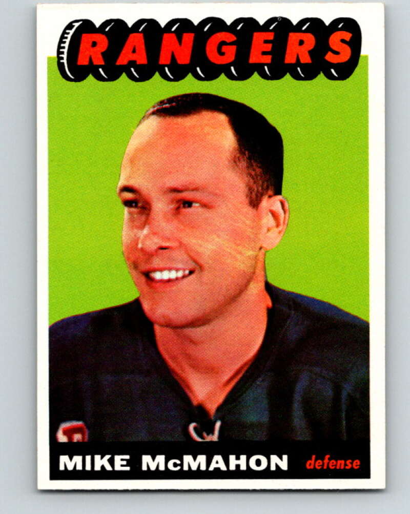 1965-66 Topps #24 Mike McMahon RC Rookie New York Rangers V492