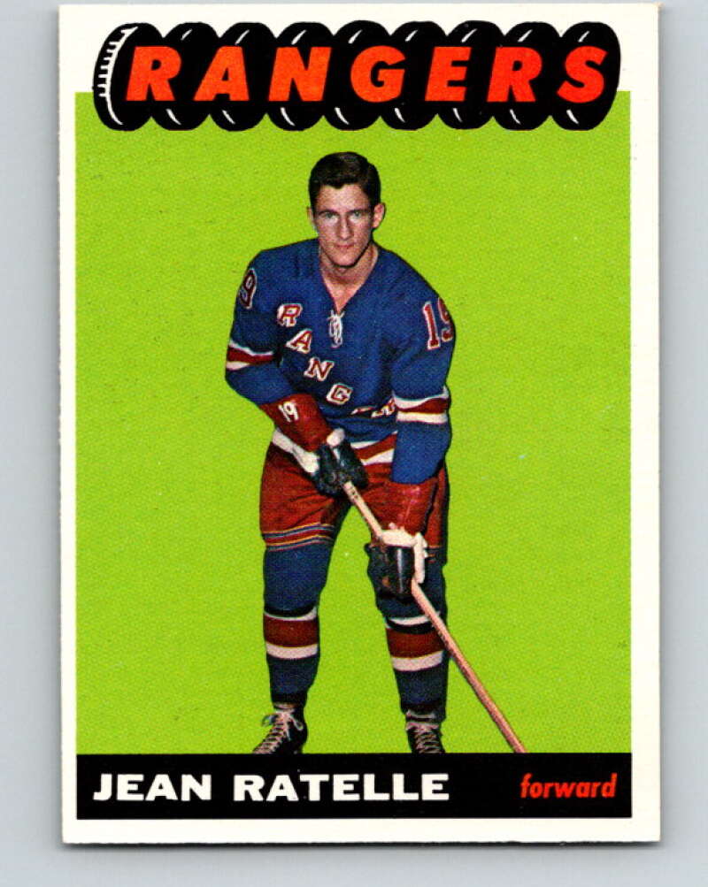 1965-66 Topps #25 Jean Ratelle New York Rangers V493