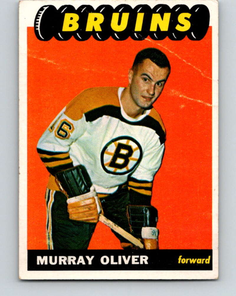 1965-66 Topps #34 Murray Oliver Boston Bruins V502