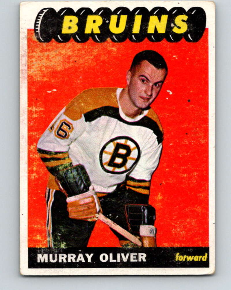1965-66 Topps #34 Murray Oliver Boston Bruins V503